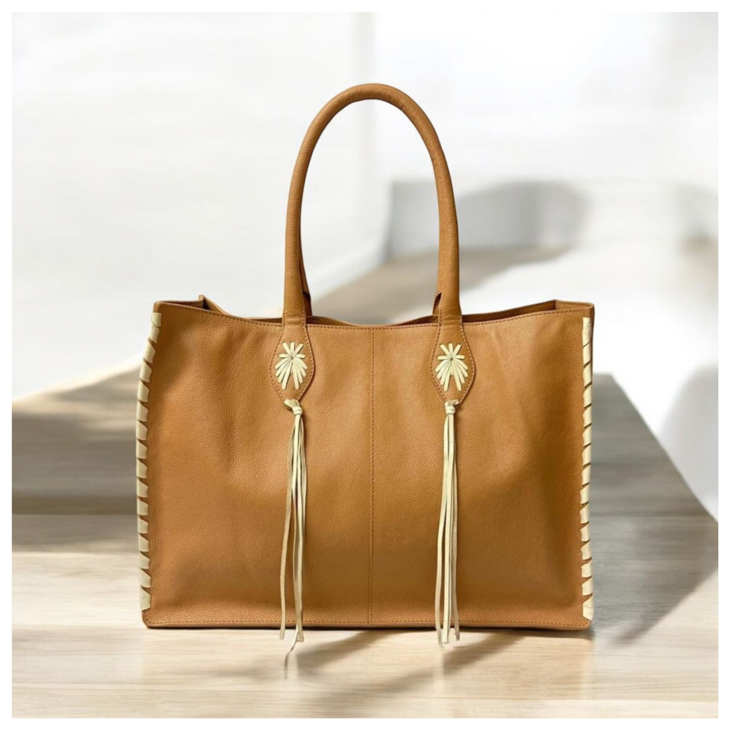 Leather sling bag